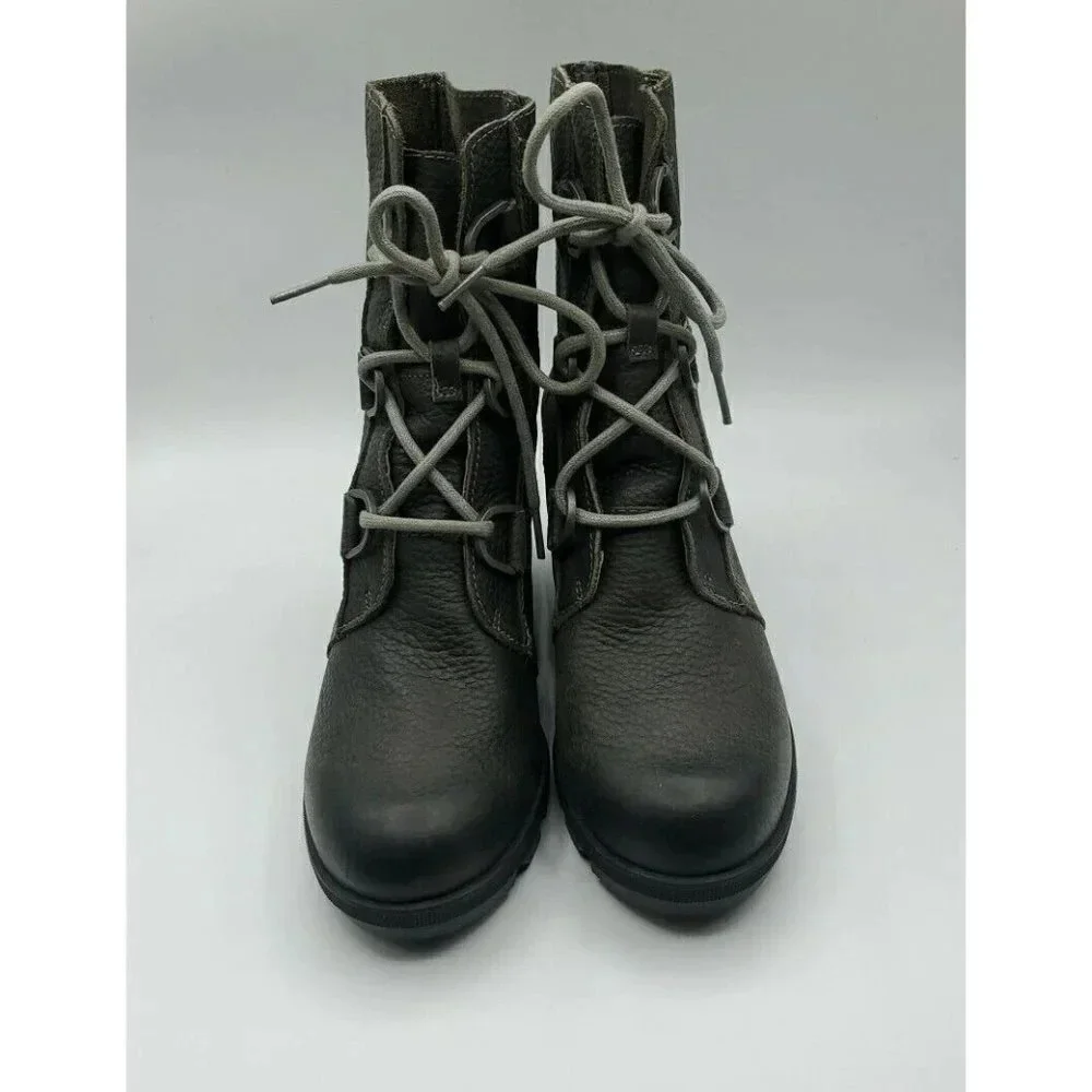 Sorel Joan of Arctic Wedge ii Waterproof Bootie #NL3491-052 in Quarry Size 7